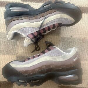 Nike Men's Air Max 95 in Black, Gray, and Light Green